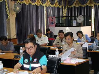 04.12.67ประชุมหารือแนวทางแก้ไขปัญหาน้ำป่าและดินโคลนไหลเข้าท่วมในพื้นที่บริเวณหน้ามหาวิทยาลัยพะเยาหมู่ที่2และหมู่ที่ 16 ครั้งที่ 2 / 2567 