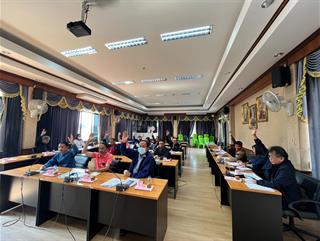 29.01.68การประชุมกองทุนหลักประกันสุขภาพเทศบาลตำบลแม่กา ประจำปีงบประมาณ 2568 ครั้งที่ 1