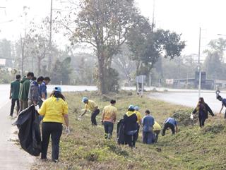 21.02.68 ร่วมกันลงพื้นที่ทำกิจกรรม "ถนนสะอาด น่ามอง" (Big cleaning Day)