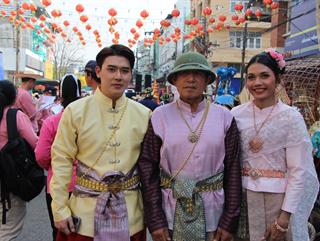 05.03.68 ร่วมเดินขบวนงานบวงสรวงพญางำเมืองสืบสานประเพณีของดีจังหวัดพะเยา ประจำปี พ.ศ.2568