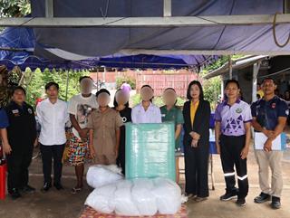 22.05.68 ร่วมมอบสิ่งของอุปโภค บริโภค ให้กับผู้ประสบปัญหาอัคคีภัย