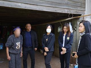 02.12.68 ลงพื้นที่เยี่ยมบ้านและตรวจสอบขอเท็จจริงผู้ประสบปัญหาทางสังคมในพื้นที่ตำบลเเม่กา